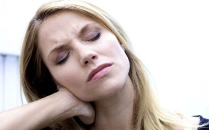 neck pain with cervical osteochondrose